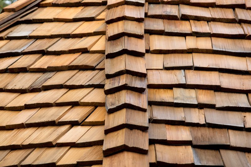Close-up of Cedar Shingles