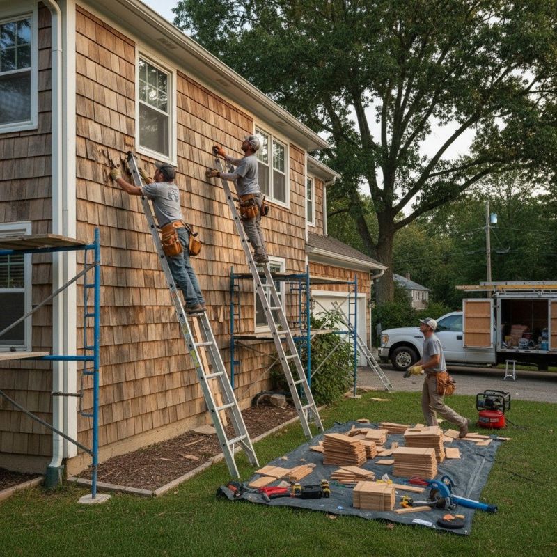 Local Cedar Roof Installation pros at work